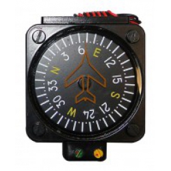 FALCON VERTICAL CARD COMPASS 12V LIT NORTH HEM W/ MOUNT