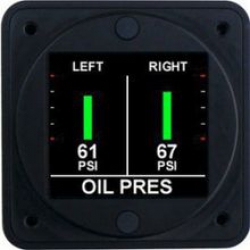 ASL DUAL OIL PRESS INSTRUMENT ONLY OP202