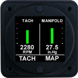 Aerospace Logic MT200Kb Manifold Pressure And Tach