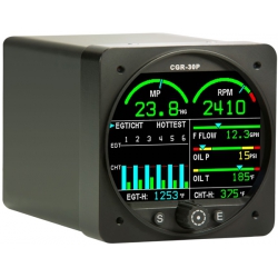 EI CGR-30P 4CYL RPM EGT CHT BAR FF VOLTS