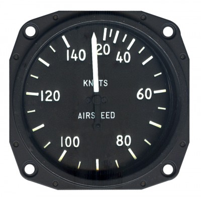 Skysports Non-TSO 3-1/8 Airspeed Indicator 20-140