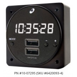 Mid-Continent Instruments and Avionics CHRONOS Digital Clock 6420093-4