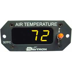 DAVTRON MODEL 307FC OUTSIDE AIR TEMPERATURE F & C TEMP. PROBE INCLUDED