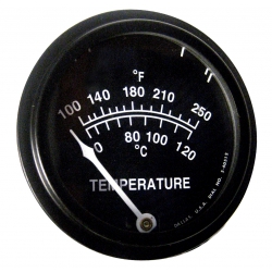 OIL TEMP GAUGE 100-250 60" CAP