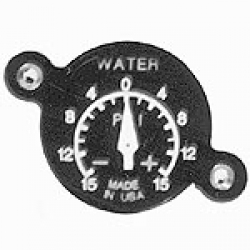 UMA 1-1/4" MECHANICAL WATER PRESS GAUGE -5 - 