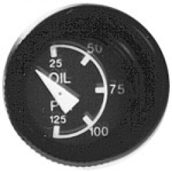 UMA 1" MECHANICAL OIL PRESS GAUGE 25 - 125 PSI NON TSO from UMA Instruments Inc.