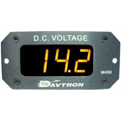 DAVTRON MODEL 450 VOLTMETER AMBER LED