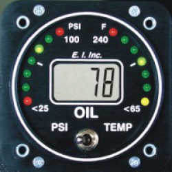 EI OPT1 OIL PRESS AND OIL TEMP PRIMARY 2-1/4"