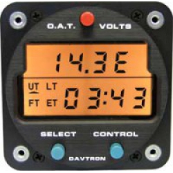 DAVTRON MODEL 803-28V UT LT FT & ET DIGITAL CLOCK 