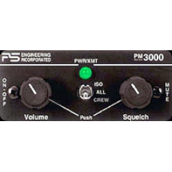 PS ENG PM 3000 6 PLACE STEREO INTERCOM W/ CREW TSO