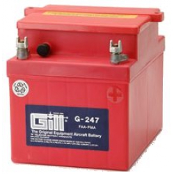 Gill Battery G-247 with acid from Gill Teledyne Battery Products