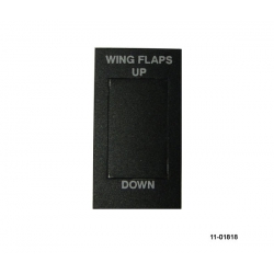 RAC WING FLAP LABEL LARGE FOR R2S ROCKER SWITCH