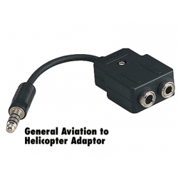 AVCOMM DUAL GA TO HELICOPTER ADAPTER