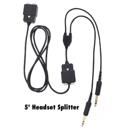 AVCOMM HEADSET SPLITTER 5FT