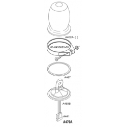 WHELEN A469B STROBE TUBE ASSY