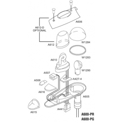 WHELEN A615 CLEAR LENS