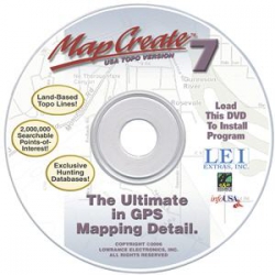 LOWRANCE MAPCREATE CANADA CD