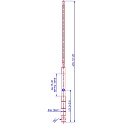 KANNAD WHIP ANTENNA ANT110 TNC