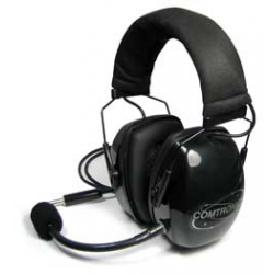 COMTRONICS 3100 ELECTRET HEADSET BLACK