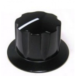 RHEOSTAT FINGER-TIP KNOB BLK