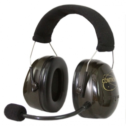 COMTRONICS 3000 ELECTRET HEADSET DARK GREEN