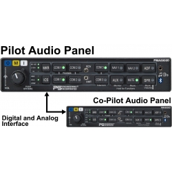 PS ENG PMA 8000D DUAL AUDIO PANEL SYSTEM