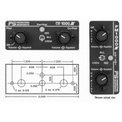 PS ENG PM 1000II 4 PLACE MONO INTERCOM W/ REC W/O 