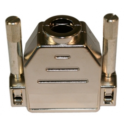 9 Pin Silver Sub-D Connector Clamp Housing