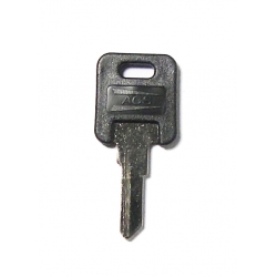 ACS SINGLE SIDED BLANK KEY W/BLACK BOOT
