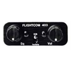 FLIGHTCOM 403 INTERCOM 6 PLACE STEREO W/ JACKS