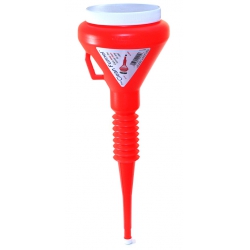 CLEAN FUNNEL W/LID RED 415
