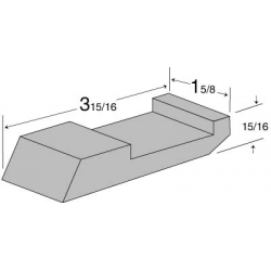 BUCKING BAR 1-1/4 LB.