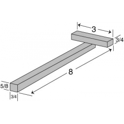 BUCKING BAR 1 1/2LB (AT750D23)