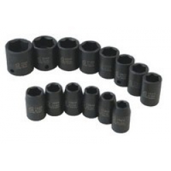 SUNEX 1/2 14PC METR SOCKET SET