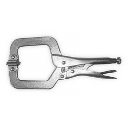 LOCKING C-CLAMP WITH SWIVEL 6"