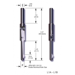 E-Z Burr High Speed Steel 2.5mm from E-Z Burr Tool Company