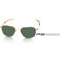 RANDOLPH AVIATOR SUNGLASSES - 55MM GOLD 23K BAYONET TEMPLE AGX AR LENS