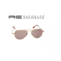 RANDOLPH CONCORDE SUNGLASSES - 55MM GOLD 23K SKULL