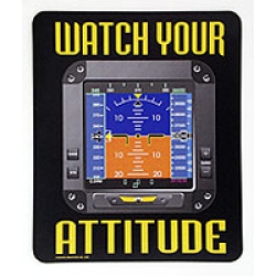WATCH YOUR ATTITUDE MOUSE PAD+