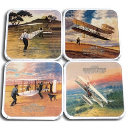 WRIGHT BROTHERS COASTER SET +