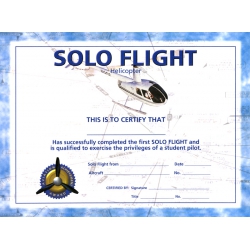 ASA HELI SOLO FLT CERT 10 PACK