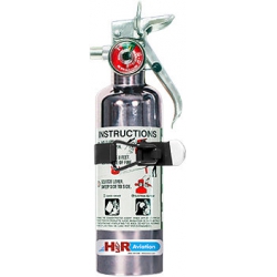 H3R Halon Fire Extinguisher 1211 Chrome +