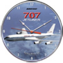 707 JETLINER 14" WALL CLOCK