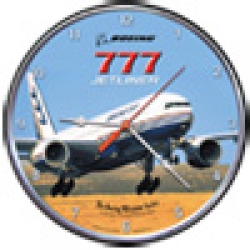 777 JETLINER 14" WALL CLOCK
