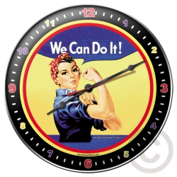 ROSIE THE RIVETER 14" WALL CLK
