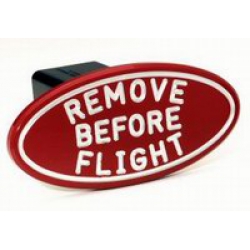 REMOVE BEFORE FLIGHT HITCH CVR