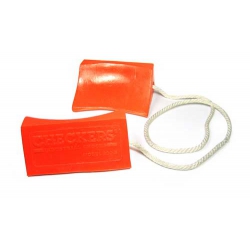 MOLDED WHEEL CHOCKS ORANGE