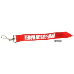 Remove Before Flight Keychain