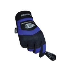 PRECISION MECH GLOVE BLUE MED