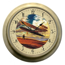 FIRST FLIGHT WALL CLOCK